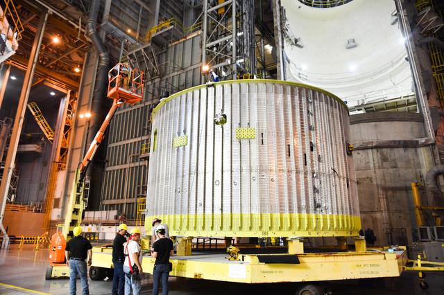 NASA image: Space Launch System Liquid Oxygen Tank Test Article Manufacturing at NASA’s Michoud Assembly Facility